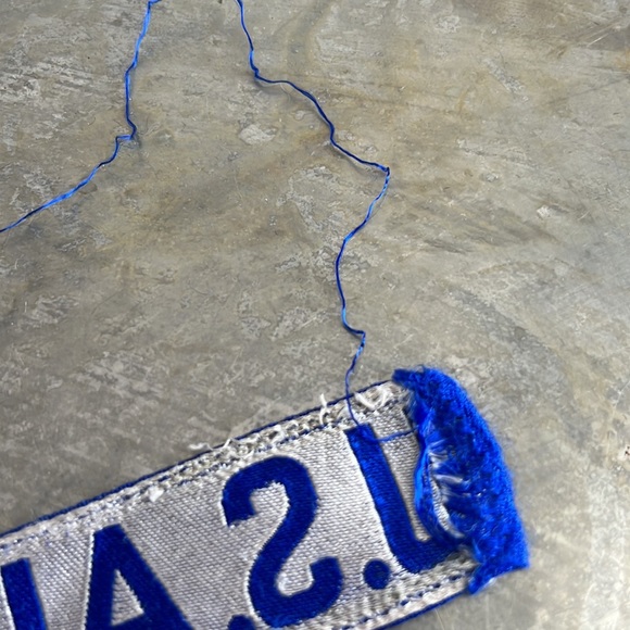 U.S. AIR FORCE blue tape patch, vintage - Picture 9 of 12